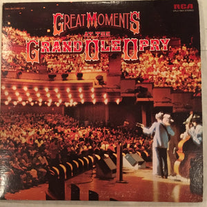 Various - Great Moments At The Grand Ole Opry