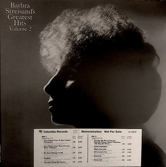 Barbra Streisand - Barbra Streisand's Greatest Hits Volume 2