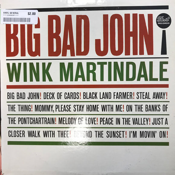 Wink Martindale - Big Bad John