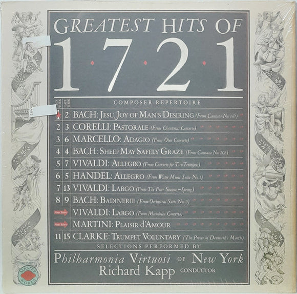 Philharmonia Virtuosi - Greatest Hits Of 1721