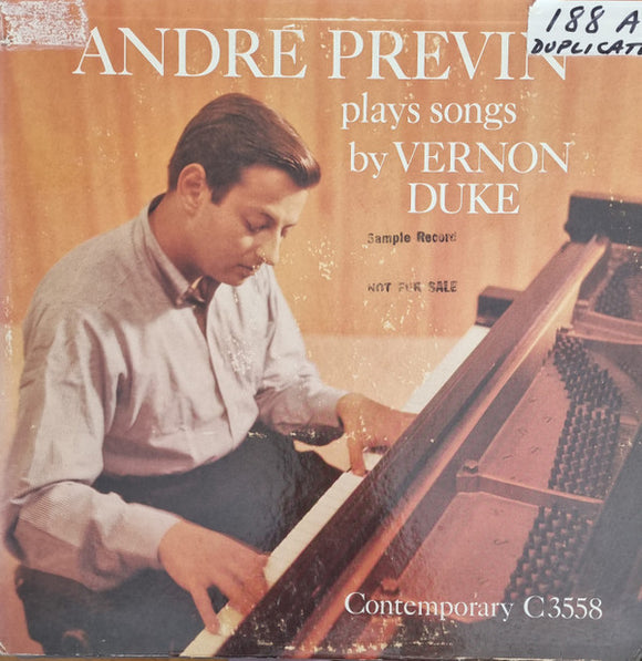 André Previn - Plays Songs By Vernon Duke