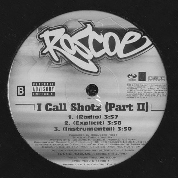 Roscoe - Head To Toe / I Call Shotz (Part II)