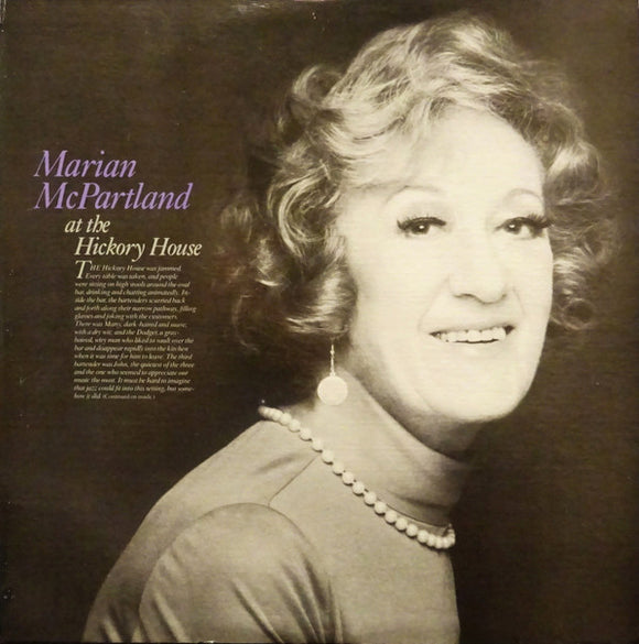 Marian McPartland - At The Hickory House