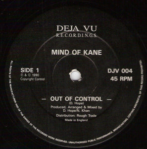 Mind Of Kane - Out Of Control