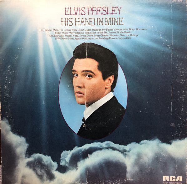 Elvis Presley His Hand in Mine UK盤LPMono Elvis Presley His Hand in Mine UK英盤 Mono PRESLEY,ELVIS