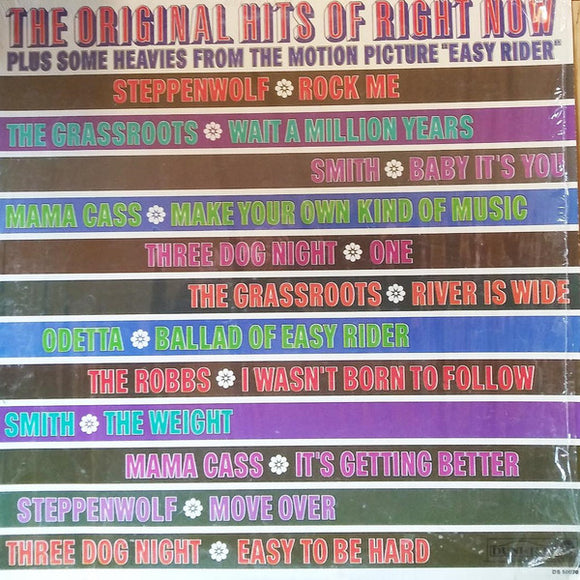 Various - The Original Hits Of Right Now Plus Some Heavies From The Motion Picture 
