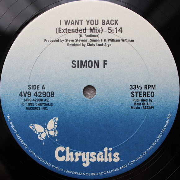 Simon Fellowes - I Want You Back