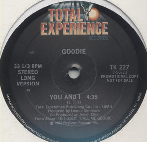 Goodie - You And I
