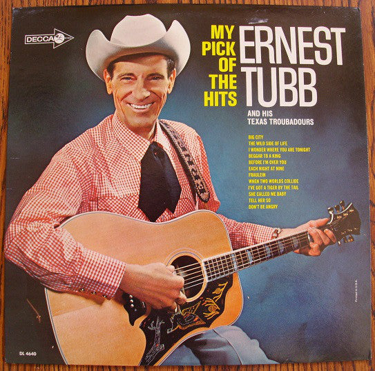 Ernest Tubb - My Pick Of The Hits