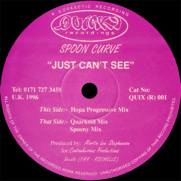 Spooncurve - Just Can't See
