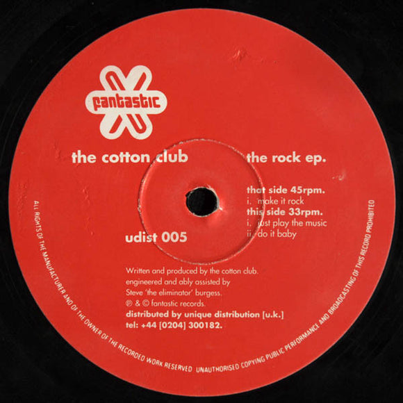 Cotton Club - The Rock EP