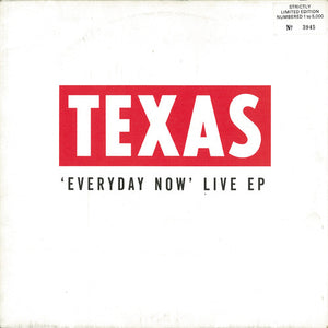 Texas - Everyday Now Live EP