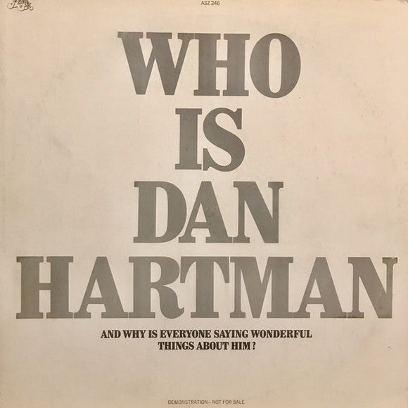 Dan Hartman - Who Is Dan Hartman