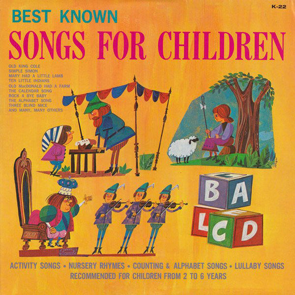 Unknown Artist - Best Known Songs For Children