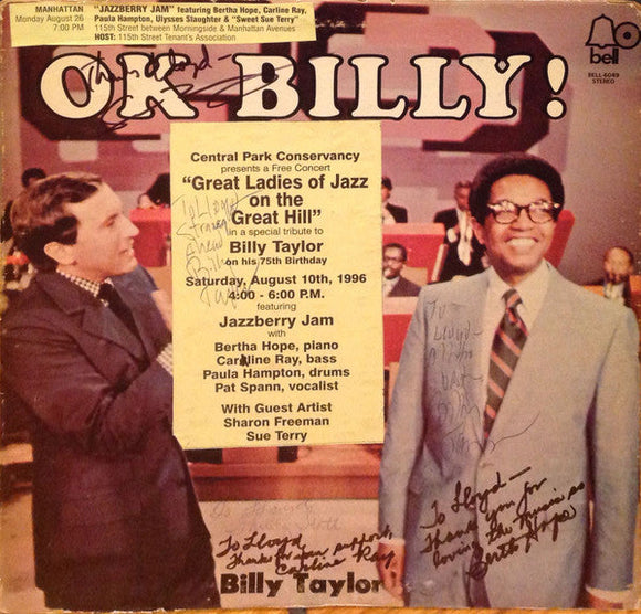 Billy Taylor - OK Billy