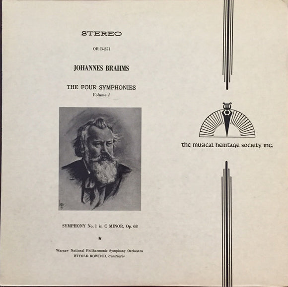 Johannes Brahms - The Four Symphonies-Volume 1, Symphony No. 1 In C Minor